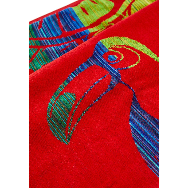 Пляжное полотенце Le Comptoir de la plage Trinidad 90*160 см 400 г/кв.м. (One Size, Красный)