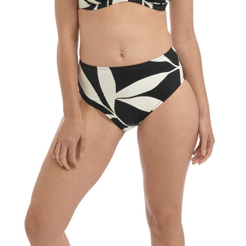Плавки Fantasie Ile de re 500978 (S, Black & Cream)