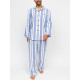Пижама мужская Cyberjammies Alpes 3092-3093 (S, Голубой в полоску)