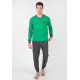 Пижама мужская Homewear MAD 36382 (XL, Vert/grey)