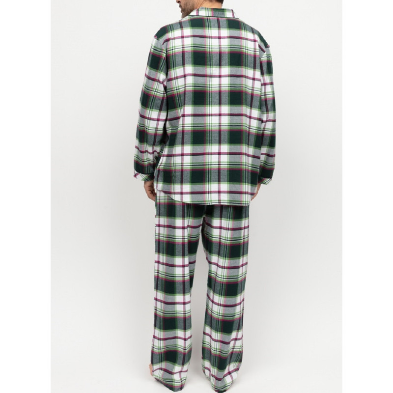 Піжама чоловіча Cyberjammies Forrest 3048-3049 (XL, Зелений у клітку)