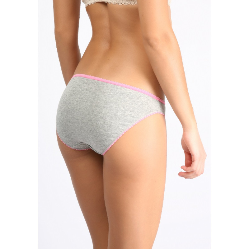 Трусики Pretty Polly Alice PDC017 3PP (XS, Black / Grey Marl / White)