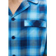 Піжама чоловіча Cyberjammies Elliot 6559-6560 (XL, Ярко-синий в клетку)