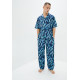 Піжама чоловіча Cyberjammies Elliot 6562-6563 (XL, Surfboard Print)