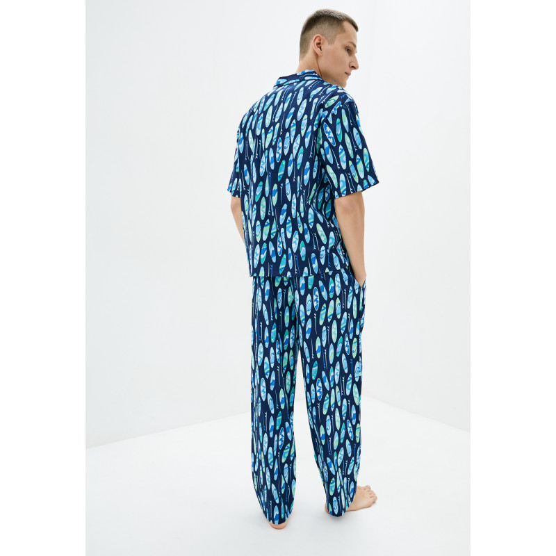 Піжама чоловіча Cyberjammies Elliot 6562-6563 (XL, Surfboard Print)