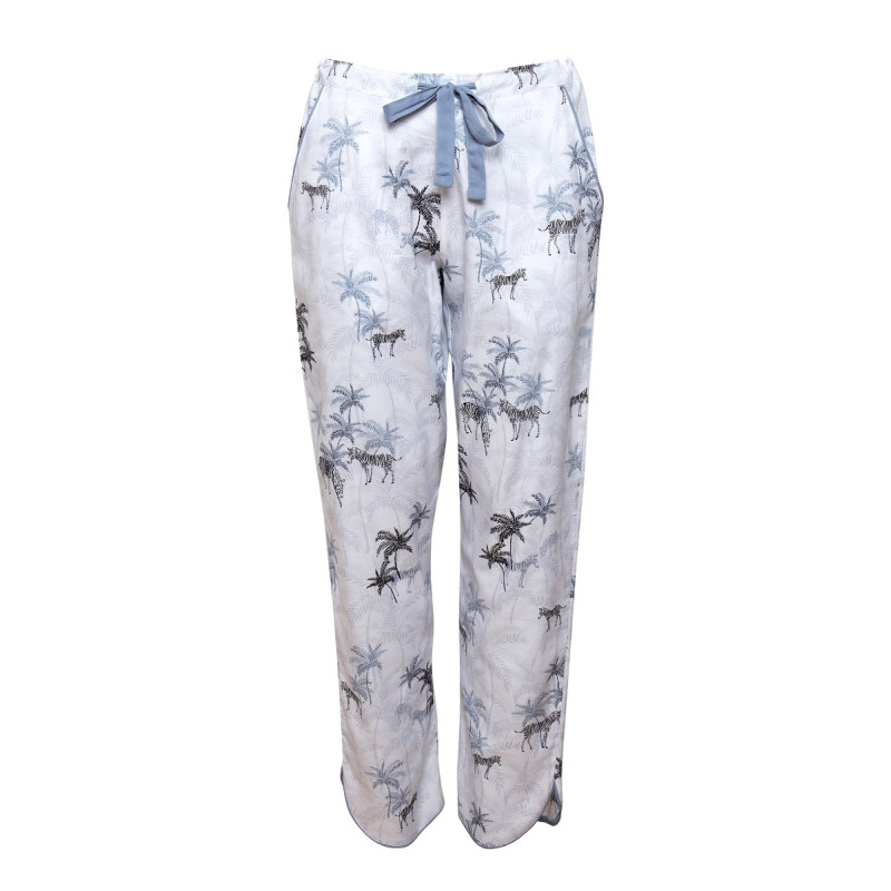 Піжама жіноча Cyberjammies Molly 4778-4779 (8/XS, Белый с принтом зебры)