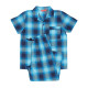 Піжама для хлопчика Cyberjammies Elliot 6536 (4-5 yrs/110 см, Ярко-синий в клетку)