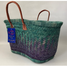 Сумка пляжна Le Comptoir de la plage Aravola SM Bicolore (One Size, Зеленый)
