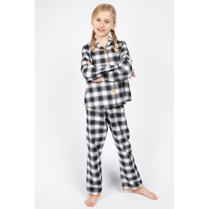 Піжама для дівчинки Cyberjammies Annie 5847 (4-5 yrs/110 см, Черный в клетку)