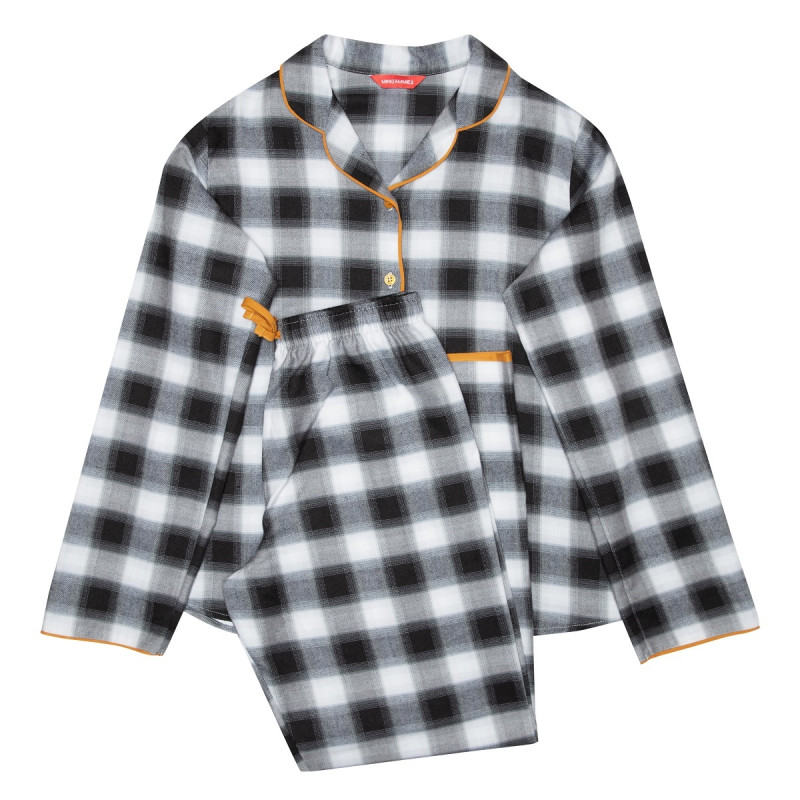 Піжама для дівчинки Cyberjammies Annie 5847 (4-5 yrs/110 см, Черный в клетку)