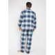 Піжама чоловіча Cyberjammies Lewis 6630-6631 (M, Синий в клетку)