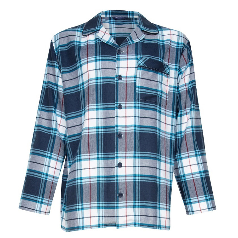 Піжама чоловіча Cyberjammies Lewis 6630-6631 (M, Синий в клетку)