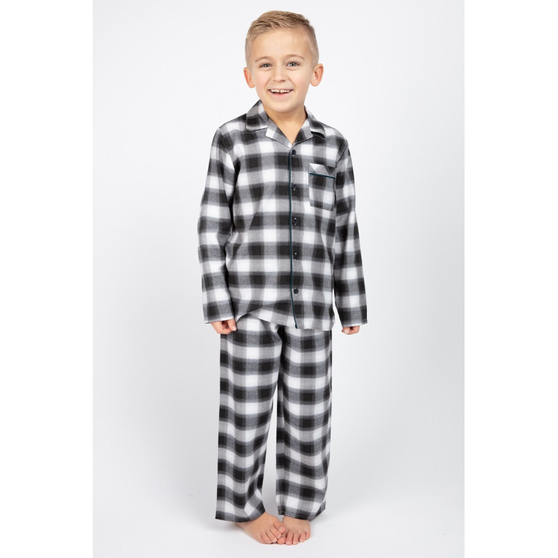 Пижама для мальчика Cyberjammies William 6610 (6-7 yrs/122см,Черный в клетку)