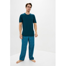 Піжама чоловіча Cyberjammies Lewis 6628-6636 (S, Бирюзовый)