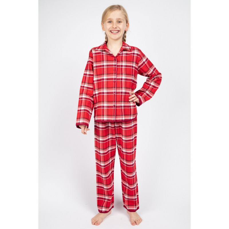 Піжама для дівчинки Cyberjammies Robyn 5845 (6-7 yrs/122см, Красный в клетку)