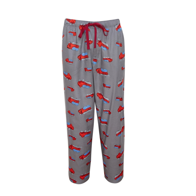 Піжама чоловіча Cyberjammies Frankie 6647-6642 (M, Бордовый с принтом пожарной машины)