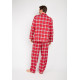 Піжама чоловіча Cyberjammies Frankie 6639-6640 (M, Красный в клетку)