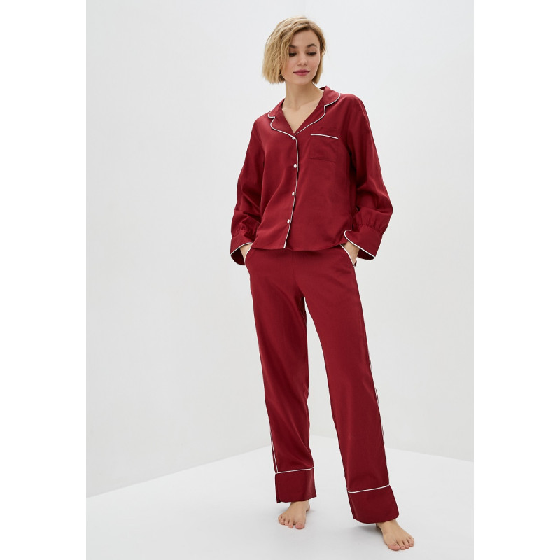Піжама жіноча Fable&Eve Marylebone 1606 (18/2XL, Красный)