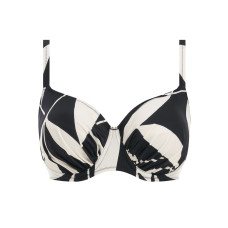 Купальний ліф Fantasie Ile de re 500901 м'який на кісточках для пляжу 75E Black & Cream (889501389858 )