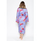 Халат жіночий Cyberjammies Carrie 9053 (18/2XL, Сиреневый с цветочным принтом)