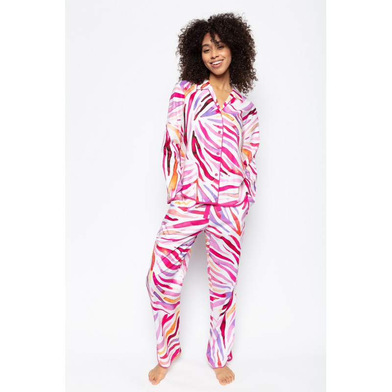 Піжама жіноча Cyberjammies Carrie 9054-9055 (18/2XL, Розовый с абстрактным принтом)