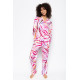 Піжама жіноча Cyberjammies Carrie 9054-9055 (18/2XL, Розовый с абстрактным принтом)