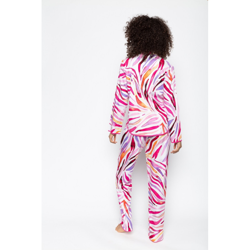 Піжама жіноча Cyberjammies Carrie 9054-9055 (18/2XL, Розовый с абстрактным принтом)