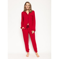 Піжама жіноча Cyberjammies Windsor 9447-9448 (12/M, Красный)