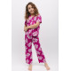 Піжама для дівчинки Cyberjammies Emmi 5986 (10-11 лет/146 см, Рожевий з принтом листя)