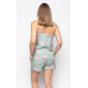 Піжама жіноча Cyberjammies Coral 9676-9677 (8/XS, М'ятний з принтом мушлі)