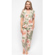 Женская пижама Cyberjammies Sage 9582-9583 (12/M, Зеленый с цветочным принтом)