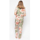 Женская пижама Cyberjammies Sage 9582-9583 (12/M, Зеленый с цветочным принтом)