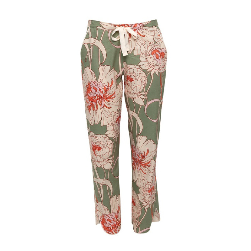 Піжама жіноча Cyberjammies Sage 9596-9583 (18/2XL, Молочний з квітковим принтом)