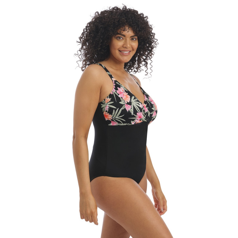 Купальник сплошной Elomi Dark Tropics 800145 (16/XL, Black)