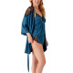 Халат жіночий Gossard VIP Confession 19513 (L, Black Teal)