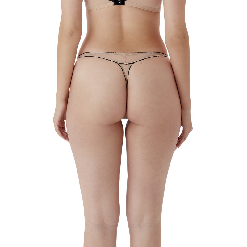 Трусики Gossard VIP Henna 18506 (XS, Black Nude)