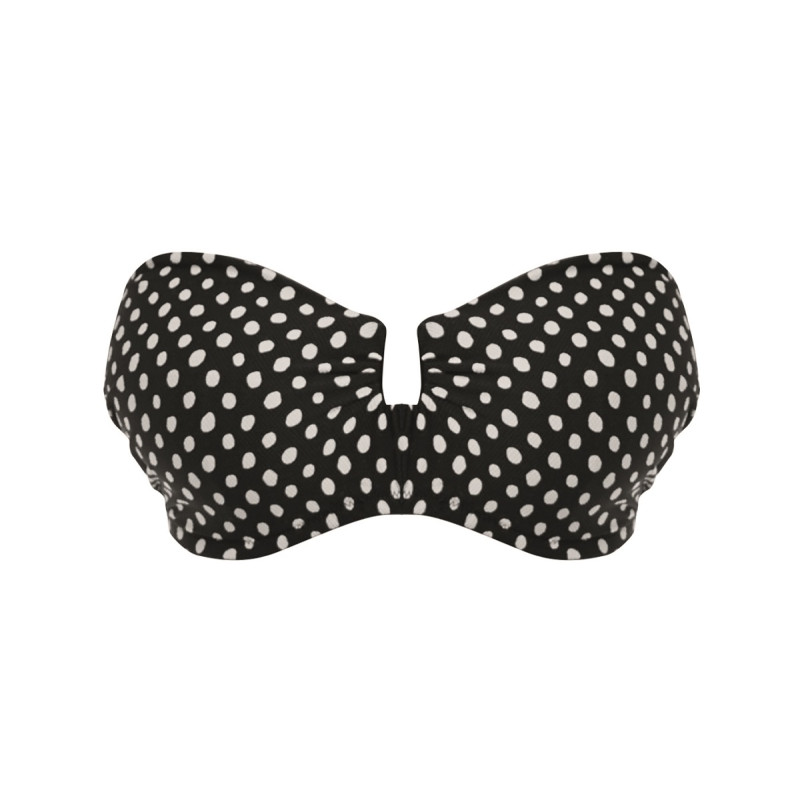 Купальний ліф Fantasie Santa Monica 6723 (75E, Black & White)