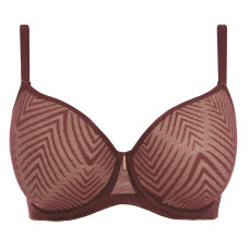 Бюстгальтер Freya Tailored 401131 (75E, Dark Cherry)