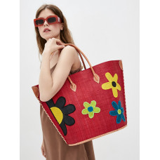 Сумка пляжна Le Comptoir de la plage Majunga ROU (One Size, Rouge)