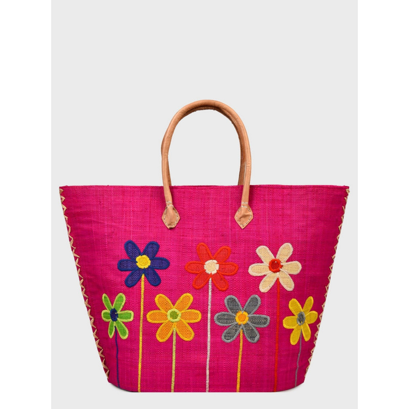 Сумка пляжна Le Comptoir de la plage Majunga FUC (One Size, Fuchsia)