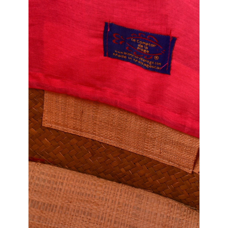 Сумка пляжна Le Comptoir de la plage Majunga FUC (One Size, Fuchsia)
