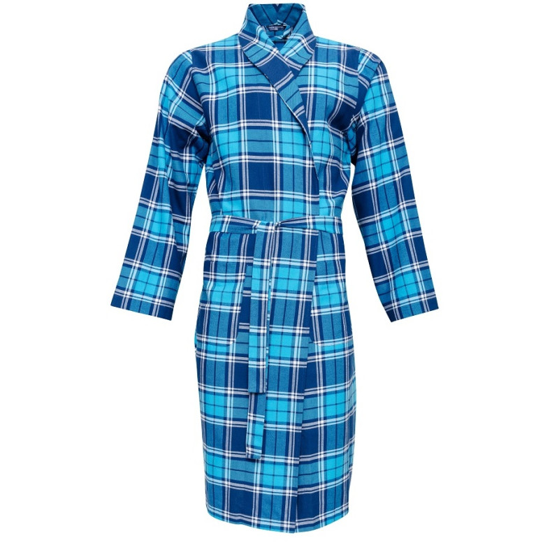 Халат чоловічий Cyberjammies Felix 6935 (S, Синій у клітку)