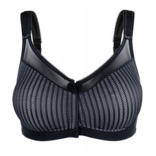 Бюстгальтер Berlei Beauty Stripe Minimiser 547 (80H, Black Grey)