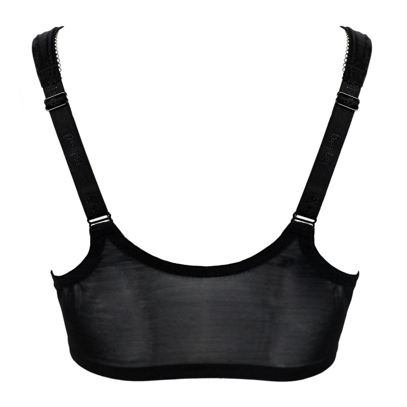 Бюстгальтер Berlei Beauty Stripe Minimiser 547 (80I, Black Grey)