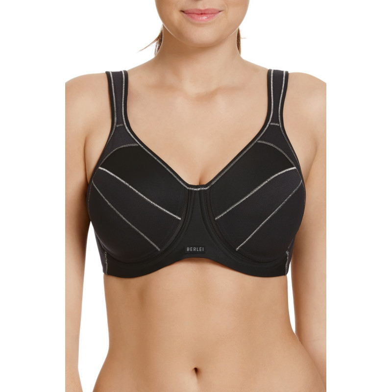 Бюстгальтер спортивний Berlei Full Support Y533BLK (75G, Black)