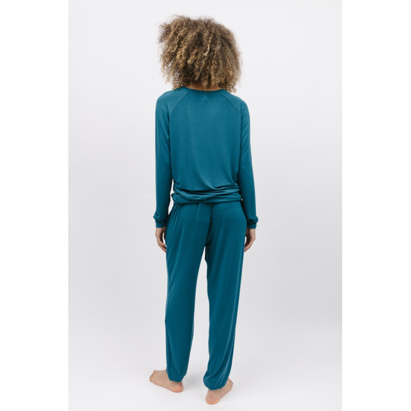Піжама жіноча Cyberjammies Maple 9906-9905 (16/XL, Бірюзовий)