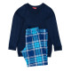 Піжама для хлопчика Cyberjammies Felix 6853 (4-5 yrs/110 см, Синій у клітку)