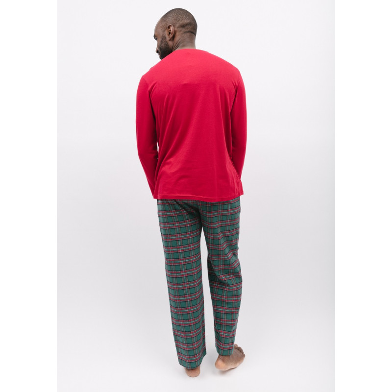 Пижама мужская Cyberjammies Whistler 6871-6861 (S, Красно-зеленый)