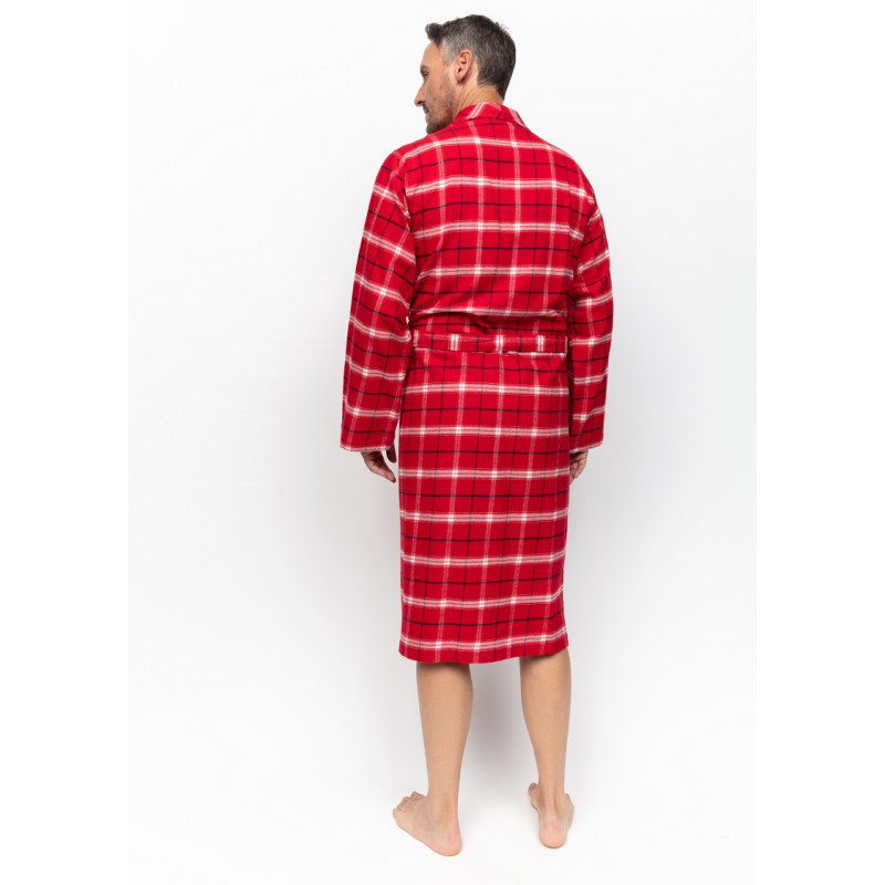 Халат чоловічий Cyberjammies Noel 6937 (XL, Червоний у клітку)