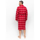 Халат чоловічий Cyberjammies Noel 6937 (XL, Червоний у клітку)